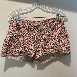 Madewell Summer Floral Cut Off Denim Shorts Size 26